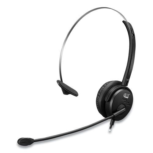 Adesso wholesale. Xtream P1 Usb Wired Multimedia Headset With Microphone, Monaural Over The Head, Black. HSD Wholesale: Janitorial Supplies, Breakroom Supplies, Office Supplies.