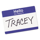 Avery® wholesale. AVERY Printable Adhesive Name Badges, 3.38 X 2.33, Blue "hello", 100-pack. HSD Wholesale: Janitorial Supplies, Breakroom Supplies, Office Supplies.