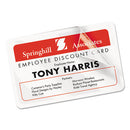 Avery® wholesale. AVERY Laminated Laser-inkjet Id Cards, 2 1-4 X 3 1-2, White, 30-box. HSD Wholesale: Janitorial Supplies, Breakroom Supplies, Office Supplies.