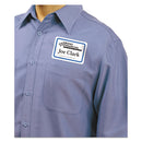 Avery® wholesale. AVERY Flexible Adhesive Name Badge Labels, 3.38 X 2.33, White-blue Border, 400-box. HSD Wholesale: Janitorial Supplies, Breakroom Supplies, Office Supplies.