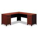 Bush® wholesale. Enterprise Collection L-desk Surface, 70.13" X 70.13" X 29.75", Harvest Cherry, (box 2 Of 2). HSD Wholesale: Janitorial Supplies, Breakroom Supplies, Office Supplies.