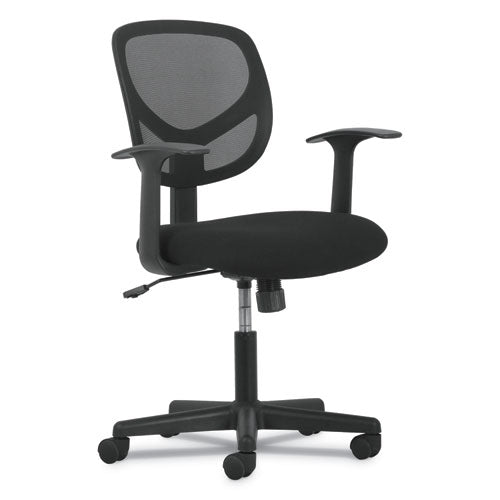 Sadie™ wholesale. 1-oh-two Mid-back Task Chairs, Supports Up To 250 Lbs., Black Seat-black Back, Black Base. HSD Wholesale: Janitorial Supplies, Breakroom Supplies, Office Supplies.