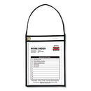 C-Line® wholesale. 1-pocket Shop Ticket Holder W-strap, Black Stitching, 75-sheet, 9 X 12, 15-box. HSD Wholesale: Janitorial Supplies, Breakroom Supplies, Office Supplies.
