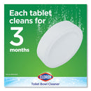 Clorox® wholesale. Clorox Automatic Toilet Bowl Cleaner, 3.5 Oz Tablet, 2-pack, 6 Packs-carton. HSD Wholesale: Janitorial Supplies, Breakroom Supplies, Office Supplies.