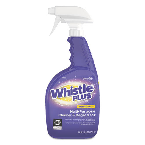 Diversey™ wholesale. Diversey Whistle Plus Multi-purpose Cleaner And Degreaser, Citrus, 32 Oz Spray Bottle, 8-carton. HSD Wholesale: Janitorial Supplies, Breakroom Supplies, Office Supplies.