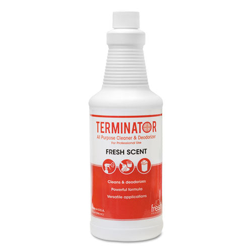 Fresh Products wholesale. Terminator All-purpose Cleaner-deodorizer With (2) Trigger Sprayers, 32 Oz Bottles, 12-carton. HSD Wholesale: Janitorial Supplies, Breakroom Supplies, Office Supplies.
