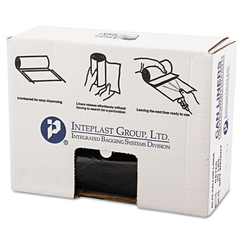 Inteplast Group wholesale. INTEPLAST High-density Commercial Can Liners Value Pack, 45 Gal, 19 Microns, 40" X 46", Black, 150-carton. HSD Wholesale: Janitorial Supplies, Breakroom Supplies, Office Supplies.