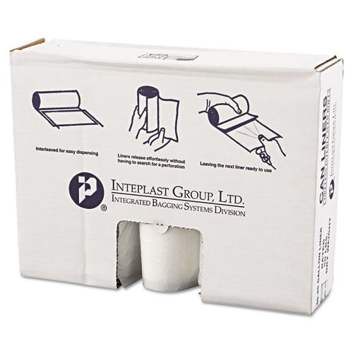 Inteplast Group wholesale. INTEPLAST High-density Commercial Can Liners Value Pack, 45 Gal, 12 Microns, 40" X 46", Clear, 250-carton. HSD Wholesale: Janitorial Supplies, Breakroom Supplies, Office Supplies.