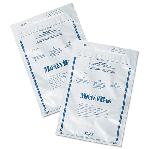 SecurIT® wholesale. Tamper-evident Deposit Bags, 9 X 12, Plastic, White, 100 Per Pack. HSD Wholesale: Janitorial Supplies, Breakroom Supplies, Office Supplies.