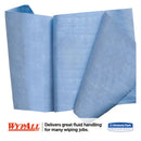 WypAll® wholesale. X90 Cloths, Jumbo Roll, 11 1-10 X 13 2-5, Denim Blue, 450-roll, 1 Roll-carton. HSD Wholesale: Janitorial Supplies, Breakroom Supplies, Office Supplies.