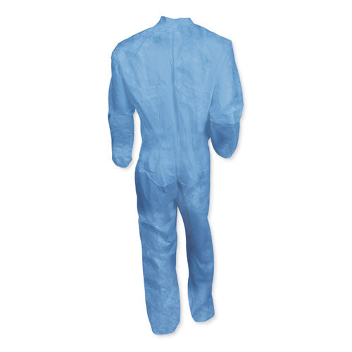KleenGuard™ wholesale. Kleenguard™ A60 Elastic-cuff, Ankle And Back Coveralls, Blue, 2x-large, 24-carton. HSD Wholesale: Janitorial Supplies, Breakroom Supplies, Office Supplies.