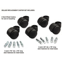 Master Caster® wholesale. Deluxe Futura Casters, Nylon, B And K Stems, 120 Lbs-caster, 5-set. HSD Wholesale: Janitorial Supplies, Breakroom Supplies, Office Supplies.
