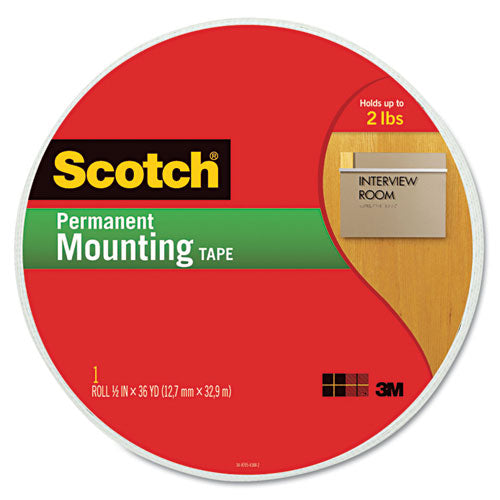 Scotch® wholesale. Scotch Foam Mounting Tape, 3-4" Wide X 1368" Long. HSD Wholesale: Janitorial Supplies, Breakroom Supplies, Office Supplies.