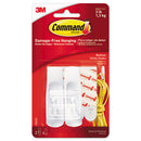 Command™ wholesale. General Purpose Hooks, Medium, 3 Lb Cap, White, 2 Hooks And 4 Strips-pack. HSD Wholesale: Janitorial Supplies, Breakroom Supplies, Office Supplies.
