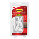 Command™ wholesale. General Purpose Hooks, Large, 5 Lb Cap, White, 14 Hooks And 16 Strips-pack. HSD Wholesale: Janitorial Supplies, Breakroom Supplies, Office Supplies.