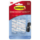 Command™ wholesale. Clear Hooks And Strips, Plastic, Mini, 6 Hooks And 8 Strips-pack. HSD Wholesale: Janitorial Supplies, Breakroom Supplies, Office Supplies.