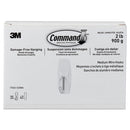 Command™ wholesale. General Purpose Hooks, Metal, White, 2 Lb Cap, 35 Hooks And 40 Strips-pack. HSD Wholesale: Janitorial Supplies, Breakroom Supplies, Office Supplies.
