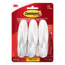 Command™ wholesale. Designer Hooks, Plastic, White, 3 Lb Cap, 6 Hooks And 12 Strips-pack. HSD Wholesale: Janitorial Supplies, Breakroom Supplies, Office Supplies.