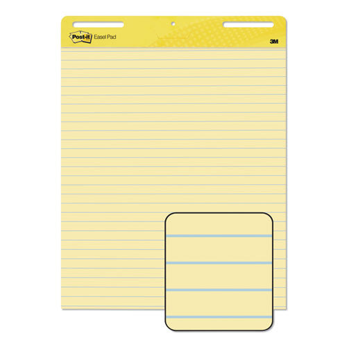 Selfstick Easel Pads, 25 X 30, Yellow, 30 Sheets, 2carton