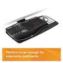 3M™ wholesale. 3M™ Sit-stand Easy Adjust Keyboard Tray, Standard Platform, 25.5w X 12d, Black. HSD Wholesale: Janitorial Supplies, Breakroom Supplies, Office Supplies.