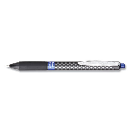 EnerGel Alloy Retractable Gel Pen, Medium 0.7mm, Black Ink, Gold Barrel, Pentel