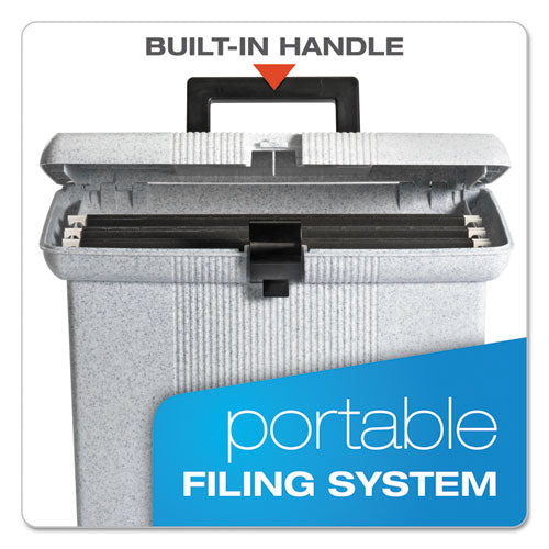 Pendaflex® wholesale. PENDAFLEX Portable File Boxes, Letter Files, 14.88" X 6.5" X 11.88", Granite. HSD Wholesale: Janitorial Supplies, Breakroom Supplies, Office Supplies.