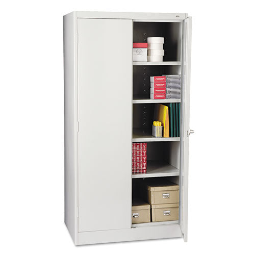 Tennsco wholesale. 72" High Standard Cabinet (unassembled), 36 X 24 X 72, Light Gray. HSD Wholesale: Janitorial Supplies, Breakroom Supplies, Office Supplies.