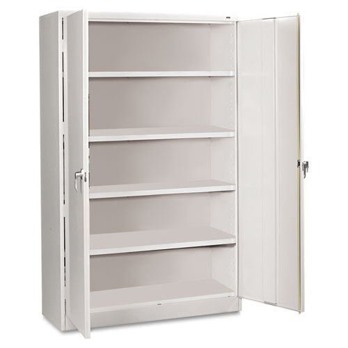 Tennsco wholesale. Assembled Jumbo Steel Storage Cabinet, 48w X 24d X 78h, Light Gray. HSD Wholesale: Janitorial Supplies, Breakroom Supplies, Office Supplies.