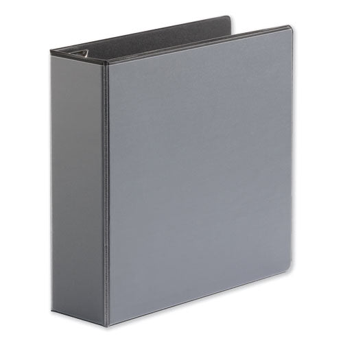 Universal® wholesale. UNIVERSAL® Deluxe Easy-to-open D-ring View Binder, 3 Rings, 3" Capacity, 11 X 8.5, Black. HSD Wholesale: Janitorial Supplies, Breakroom Supplies, Office Supplies.