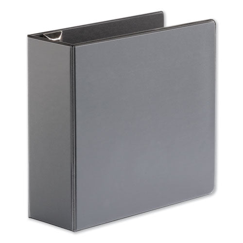 Universal® wholesale. UNIVERSAL® Deluxe Easy-to-open D-ring View Binder, 3 Rings, 4" Capacity, 11 X 8.5, Black. HSD Wholesale: Janitorial Supplies, Breakroom Supplies, Office Supplies.