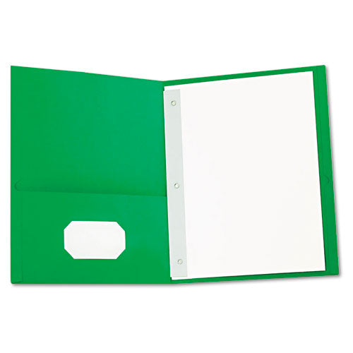 Universal® wholesale. UNIVERSAL® Two-pocket Portfolios With Tang Fasteners, 11 X 8 1-2, Green, 25-box. HSD Wholesale: Janitorial Supplies, Breakroom Supplies, Office Supplies.