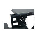 Victor® wholesale. High Rise Height Adjustable Standing Desk With Keyboard Tray, 36" X 31.25" X 5.25" To 20", Gray-black. HSD Wholesale: Janitorial Supplies, Breakroom Supplies, Office Supplies.