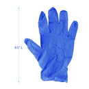 Boardwalk® 380 Series Disposable General-Purpose Nitrile Gloves, Powder-Free, Large, 4 mil Thick, 9.5" Long, Blue, 100/Box, 10 Boxes/CT