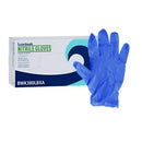 Boardwalk® 380 Series Disposable General-Purpose Nitrile Gloves, Powder-Free, Large, 4 mil Thick, 9.5" Long, Blue, 100/Box, 10 Boxes/CT