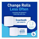 Boardwalk® Two-Ply Toilet Tissue, Septic Safe, White, 400 Sheets/Roll, 96 Rolls/Carton