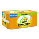 Bounty® Essentials Select-A-Size Kitchen Roll Paper Towels, 2-Ply, 5.9 x 11, White, 162 Sheets/Triple Roll, 12 Rolls/Carton