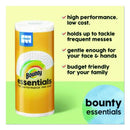 Bounty® Essentials Select-A-Size Kitchen Roll Paper Towels, 2-Ply, 5.9 x 11, White, 162 Sheets/Triple Roll, 12 Rolls/Carton