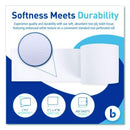 Boardwalk® Two-Ply Toilet Tissue, Septic Safe, White, 400 Sheets/Roll, 96 Rolls/Carton