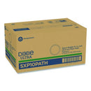 Dixie® Pathways Soak Proof Shield Heavyweight Paper Plates, WiseSize, 10.13" dia, Green/Burgundy, 500/Carton