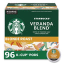 Starbucks® Veranda Blend Coffee K-Cups, 24/Box, 4 Box/Carton