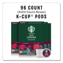 Starbucks® Caffe Verona Coffee K-Cups Pack, 24/Box, 4 Boxes/Carton