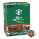 Starbucks® Pike Place Decaf Coffee K-Cups Pack, 24/Box