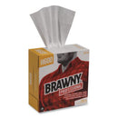 Brawny Industrial Lightweight Shop Towel, 9 1-10" X 12 1-2", White, 2000-carton