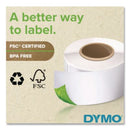 DYMO® LabelWriter Address Labels, 1.12" x 3.5", White, 130 Labels/Roll, 2 Rolls/Pack