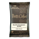 Coffee Portion Packs, Major Dickason's Blend, 2.5 Oz Frack Pack, 18-box