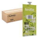 FLAVIA® The Bright Tea Co. Green with Jasmine Tea Freshpack, 100/Carton