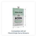 FLAVIA® Alterra Decaf House Blend Coffee Freshpack, 100/Carton