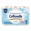 Cottonelle® Clean Care Bathroom Tissue, Septic Safe, 1-Ply, White, 170 Sheets/Roll, 12 Rolls/Pack