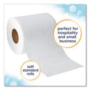Cottonelle® Clean Care Bathroom Tissue, Septic Safe, 1-Ply, White, 170 Sheets/Roll, 12 Rolls/Pack