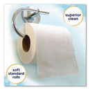 Cottonelle® Clean Care Bathroom Tissue, Septic Safe, 1-Ply, White, 170 Sheets/Roll, 12 Rolls/Pack
